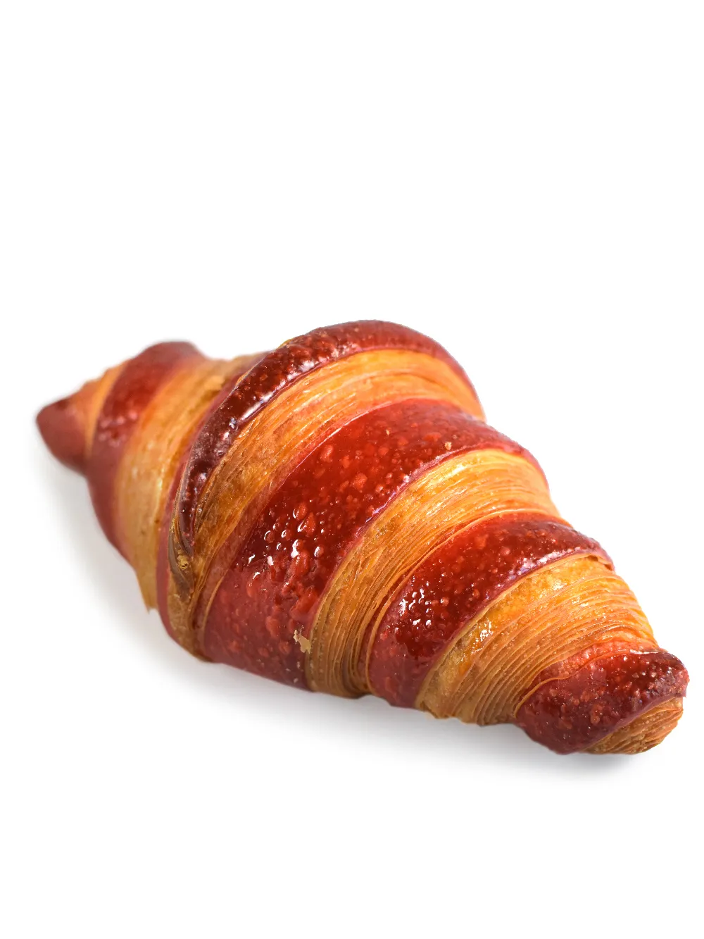 Croissant Bi-color cu zmeură